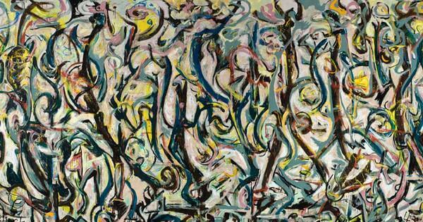 Jackson Pollock: Major Works - Pollock Muurschildering (1943) 