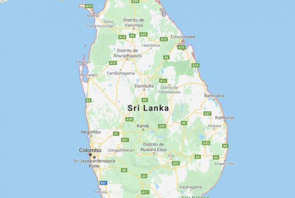 मानचित्र पर श्रीलंका कहाँ है - श्रीलंका का भूगोल