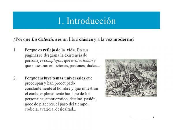 Teman av La Celestina - Kort introduktion till La Celestina 