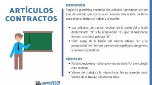 Wat zijn de CONTRACT-ITEMS in het Spaans?