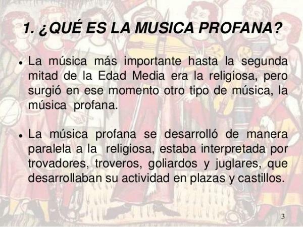 What is profane music and its characteristics - What is profane music: easy definition 