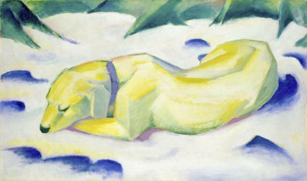 Vācu ekspresionistu gleznotāji - Francs Marks (1880-1916)