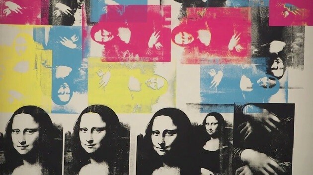 Andy Warhol, färgglada Mona Lisa (1963)