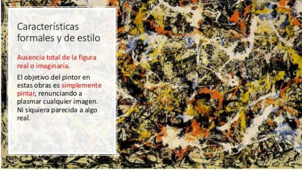 Blue Pollock Posts - Înțeles și comentariu - Caracteristicile stilului Jackson Pollock