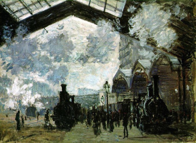 Monet St. Lazare dzelzceļa stacija