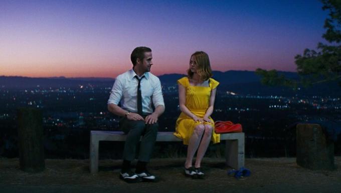 Frame from the film La La Land