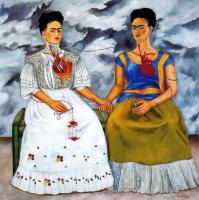 Quadro As Duas Fridas, avtor Frida Kahlo