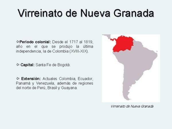Vicereame della Nuova Granada: sommario e mappa - Qual era il Vicereame della Nuova Granada?