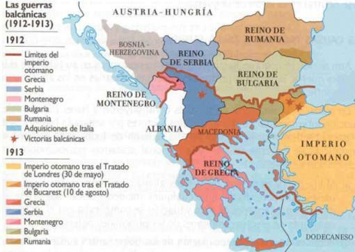 Pirmojo pasaulinio karo aplinkybės - Balkanų krizė