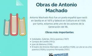 Antonio MACHADO: obras mais importantes