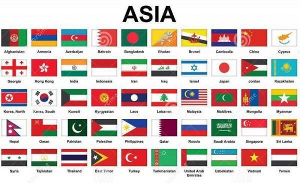 Aasia riigid ja nende pealinnad - täielik nimekiri ja kaart! - Aasia riikide olulised aspektid