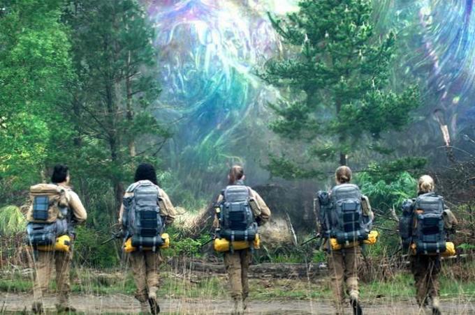 Frame from the movie Annihilation