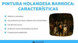 5 characteristics of Dutch BAROQUE painting and works