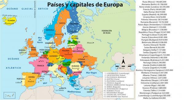 Countries and capitals of the European Union - Complete list - Current list of countries and capitals of the European Union - UPDATED 2020
