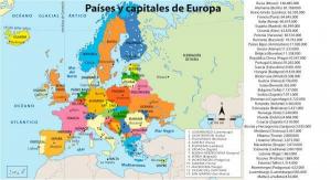 Krajiny a hlavné mestá Európskej únie