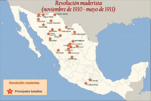 Utveckling av den mexikanska revolutionen - Maderista-revolutionen