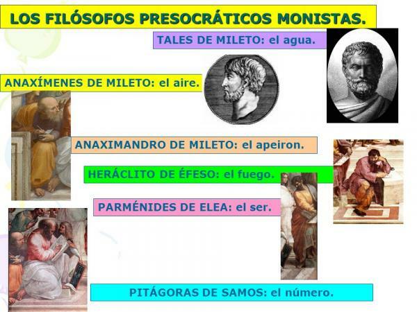 První filozofové: Monists