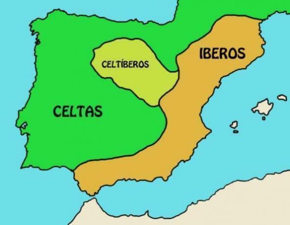 Völker, die vor den Römern die Iberische Halbinsel bewohnten - Kelten und Iberer