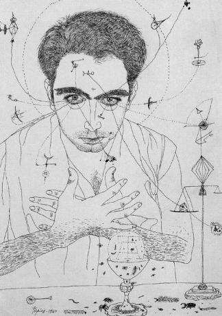 Антони Тапиес: Изключителни произведения - Автопортрет, 1947 г., една от най-важните творби на Тапиес