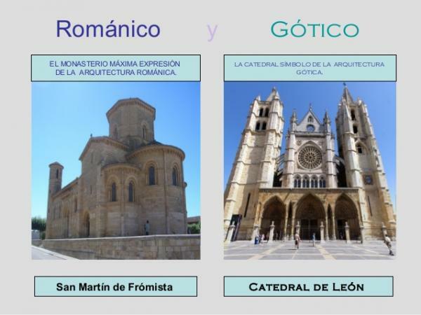 Verschillen tussen romaanse kunst en gotische kunst