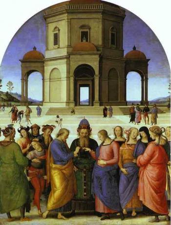 ラファエロ・サンティオ：最も重要な作品-聖母の結婚（1504）