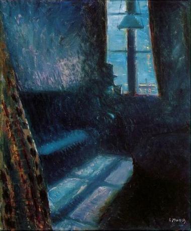 Edvard Munch: Cele mai importante lucrări - Noapte la St. Cloud (1890)