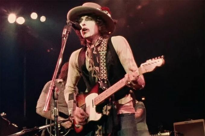 Still from the documentary Rolling Thunder Revue: A Bob Dylan Story by Martin Scorsese