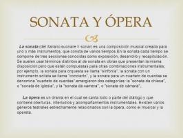Μουσικό SONATA: ορισμός + χαρακτηριστικά